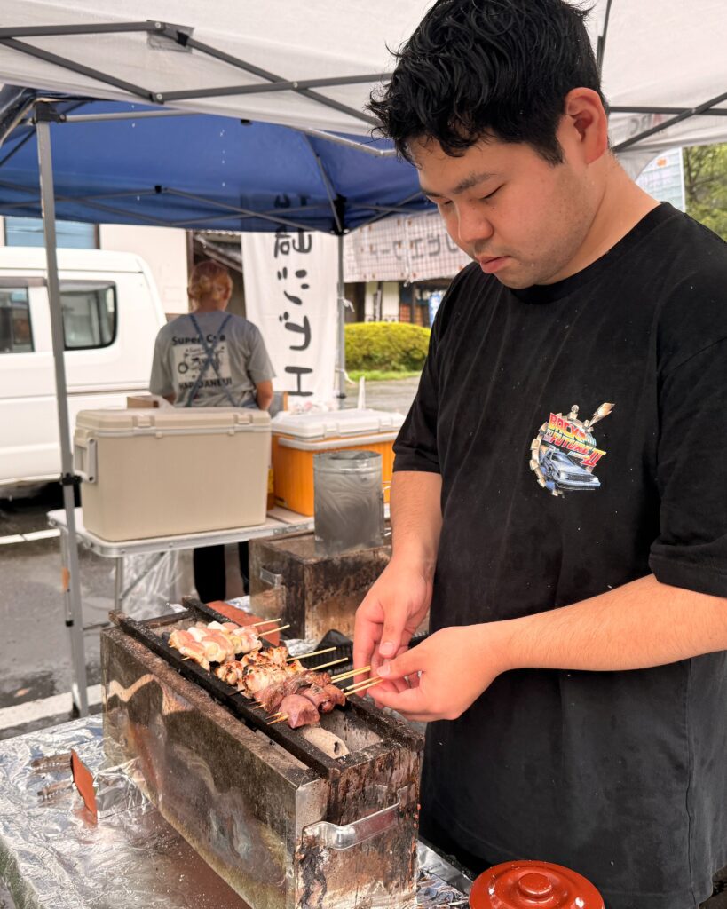 花の三聖市の会場のようす